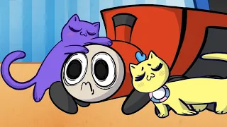 CHOO CHOO CHARLES But Everyone Are CATS // Poppy Playtime Chapter 2 Animation