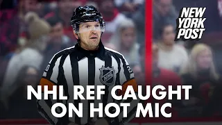 NHL dumps referee Tim Peel after ‘f–king penalty’ hot-mic debacle | New York Post