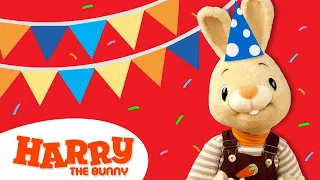 Happy Birthday Song with Harry the Bunny | Educational Family Fun Videos for Toddlers & Babies