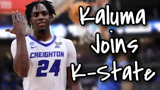 K-State Lands Creighton Transfer Forward Arthur Kaluma