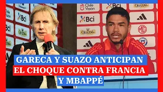 Ricardo Gareca y Gabriel Suazo anticipan el choque contra Francia y Mbappé