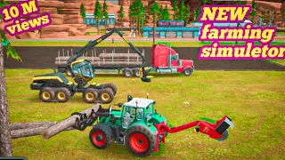 Fs18, Tree Cutting and Wood Loading in Farming Simulator 18 #rajsgaming