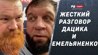 «Ты назвал себя Абубакаром» – «Я называю тебя ослом». Емельяненко и Дацик закусились перед боем