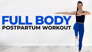 Full Body Postpartum Workout (IN UNDER 20 MINUTES 🔥)