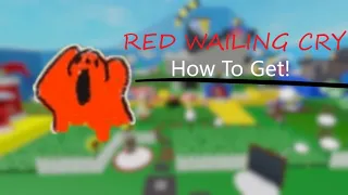 How to get Red Wailing Cry sticker! | Bee Swarm Simulator