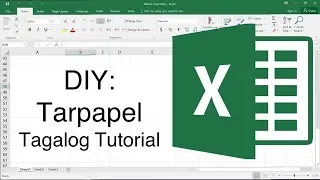 How to Make Tarpapel using Microsoft Excel? | Tagalog Tutorial