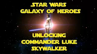 UNLOCKING COMMANDER LUKE SKYWALKER! -Hero's Journey Full Event -Star Wars Galaxy of Heroes Gameplay