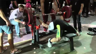 Скороваров Валерий. Жим лежа 135 кг. GYM200 2015 (UPC)