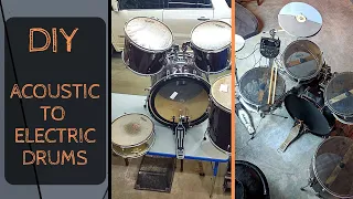 Acoustic to Electric Drum Conversion - Full DIY Tutorial