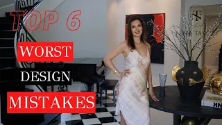 TOP 6 WORST DESIGN MISTAKES | RED ELEVATOR | NINA TAKESH