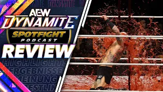 Dynamite ⚫ Es regnet Blut! Und Darby zündet alles an! - AEW Wrestling Review - 22.05.24