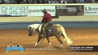 Chex From Tinseltown ridden by Tim McQuay - 2012 NRHA Futurity