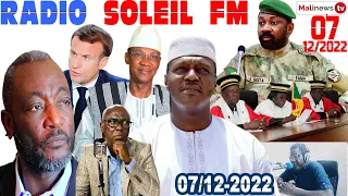 Journal Radio Soleil de Diossé Traoré du 07 décembre 2022