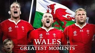 "Gareth Davies with the Interception...and the Welsh LEAD!"