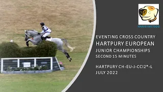 European Championship Junior Eventing; second 15 minutes of Cross Country Action from Hartpury 2022