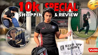 10K SUBSCRIBERS HOGAYE😍 | Buying New Cricket Equipment | My NEW CRICKET BAT🔥🏏