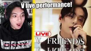 We got a live performance to V FRI(END)S - Reaction