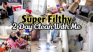 SUPER FILTHY SPEED CLEANING MOTIVATION / EXTREME CLEAN WITH ME / STAY AT HOME MOM CLEANING FOR DAYS