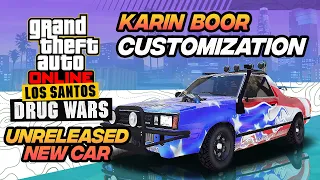 UNRELEASED GTA Online CAR: Karin Boor full customization, off road test LS Drug Wars.