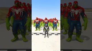 GTA 5 : SPIDER-MAN VS IRONMAN SUPER PUNCH CHALLENGE IN GTA V ! #shorts #gta5 #cartoon #gta