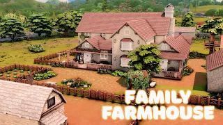 Большая семейная ферма в Симс 4🌾 | The Sims 4: Строительство