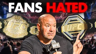 10 UFC Changes Fans Absolutely Hated