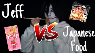 JEFF THE KILLER TRIES JAPANESE FOOD // Cosplay
