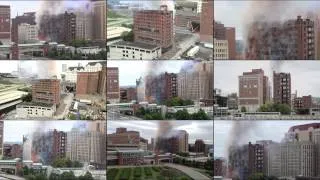 Best Wellington Hotel Implosion Video! Multi-Angle! Albany, NY building explosion