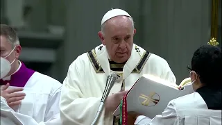 Pope Francis celebrates Christmas Eve mass