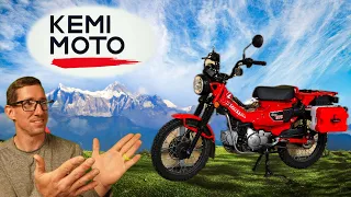 Honda Trail 125 Side Rack Install and Review - Brought to you by #Kemimoto