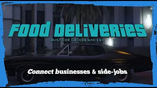 [QB/ESX] Food Deliveries | FiveM Script