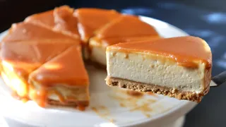 Caramel cheesecake recipe | no bake caramel cheesecake recipe | homemade caramel sauce recipe