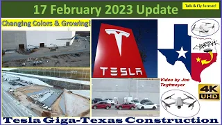 Entrance Changes, Solar Canopies & Die Shop Progress! 17 February 2023 Giga Texas Updates (07:35AM)