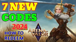 NEW💥ARENA OF VALOR REDEEMPTION CODES  2024 - ARENA OF VALOR GAMEPLAY - ARENA OF VALOR CODES