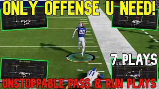 THIS OFFENSE IS CHEATING! 💣Most EXPLOSIVE💣 7 Play Pass & Run Scheme in Madden NFL 22! Tips & Tricks