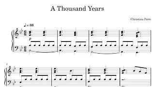 A Thousand Years (Christina Perri) - Piano Tutorial