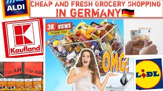 50€🇩🇪Grocery Shopping at Kaufland /supermarkets in Germany /price And tips/  Preiswert kaufen