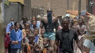 NO GYM - NO POWDERS - AFRICAN BODYBUILDERS - REAL BODYBUILDING GAINS MOTIVATION