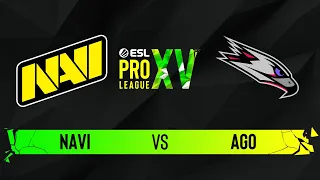 NaVi vs. AGO - Map 2 [Mirage] - ESL Pro League Season 15 - Group D