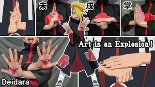 Naruto Shippuden Deidara from Akatsuki 👅 Art is an Explosion! / Ninjutsu Hand signs