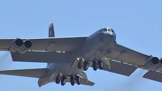 Most Awesome B-52 Take-Offs And Landings