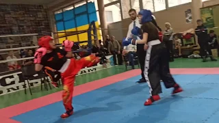 29.02.20 WAKO kickboxing  Light-contact Kira & Darina