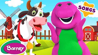 Old MacDonald Had A Farm + MORE | Classic Nursery Rhymes for Kids | Barney the Dinosaur