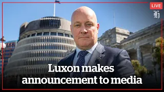 Live: Luxon makes announcement to media  | nzherald.co.nz