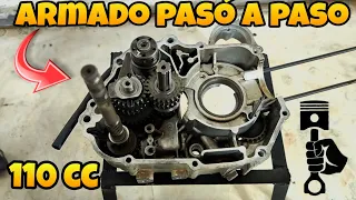 ARMADO DE MOTOR 110 COMPLETO / BIEN EXPLICADO PASO A PASO