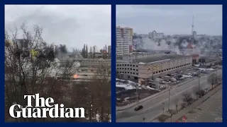 Ukraine: Russian rockets strike buildings in Kharkiv