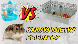 Как выбрать клетку для хомяка? Минимальный размер клетки для сирийского и джунгарского хомяка