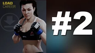 EA Sports UFC 2 Womens Career Mode Playthrough - Ultimate Fighter Winner