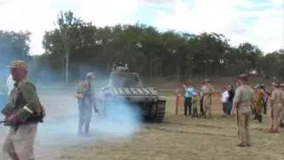 Matilda tank moving out