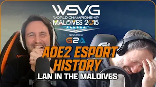 History of AoE2 Esport: the WSVG LAN in the Maldives - feat. Masmorra & Nili